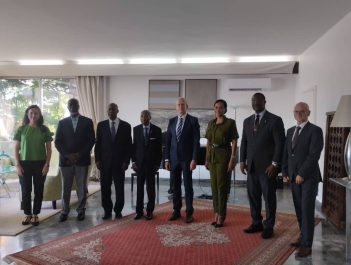 Une délégation de la FPRCI rencontre SEM. l&#039;Ambassadeur d&#039;Allemagne en Côte d&#039;Ivoire